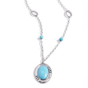 Silver and Turquoise Necklace